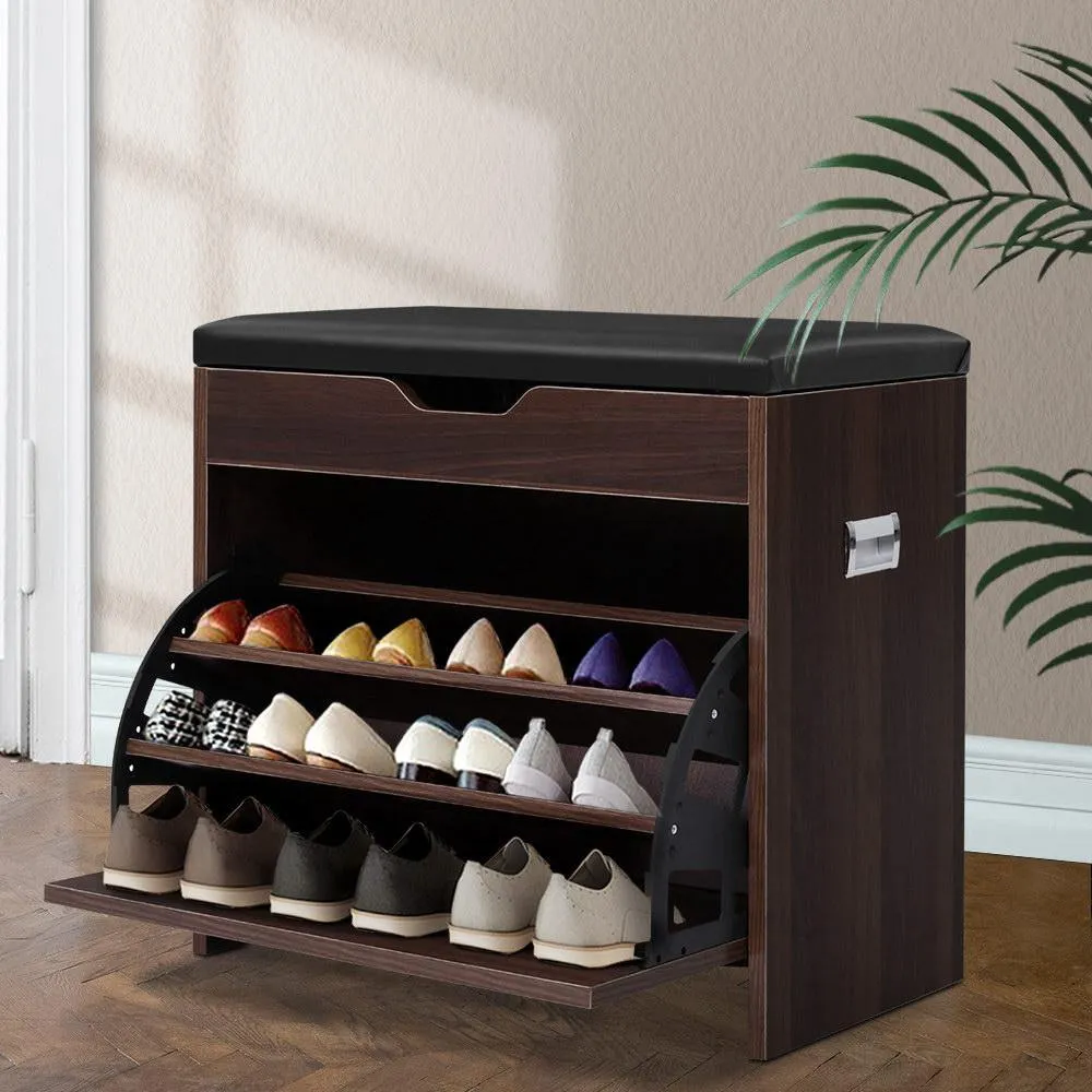 12 Pairs Shoe Cabinet Organiser Bench