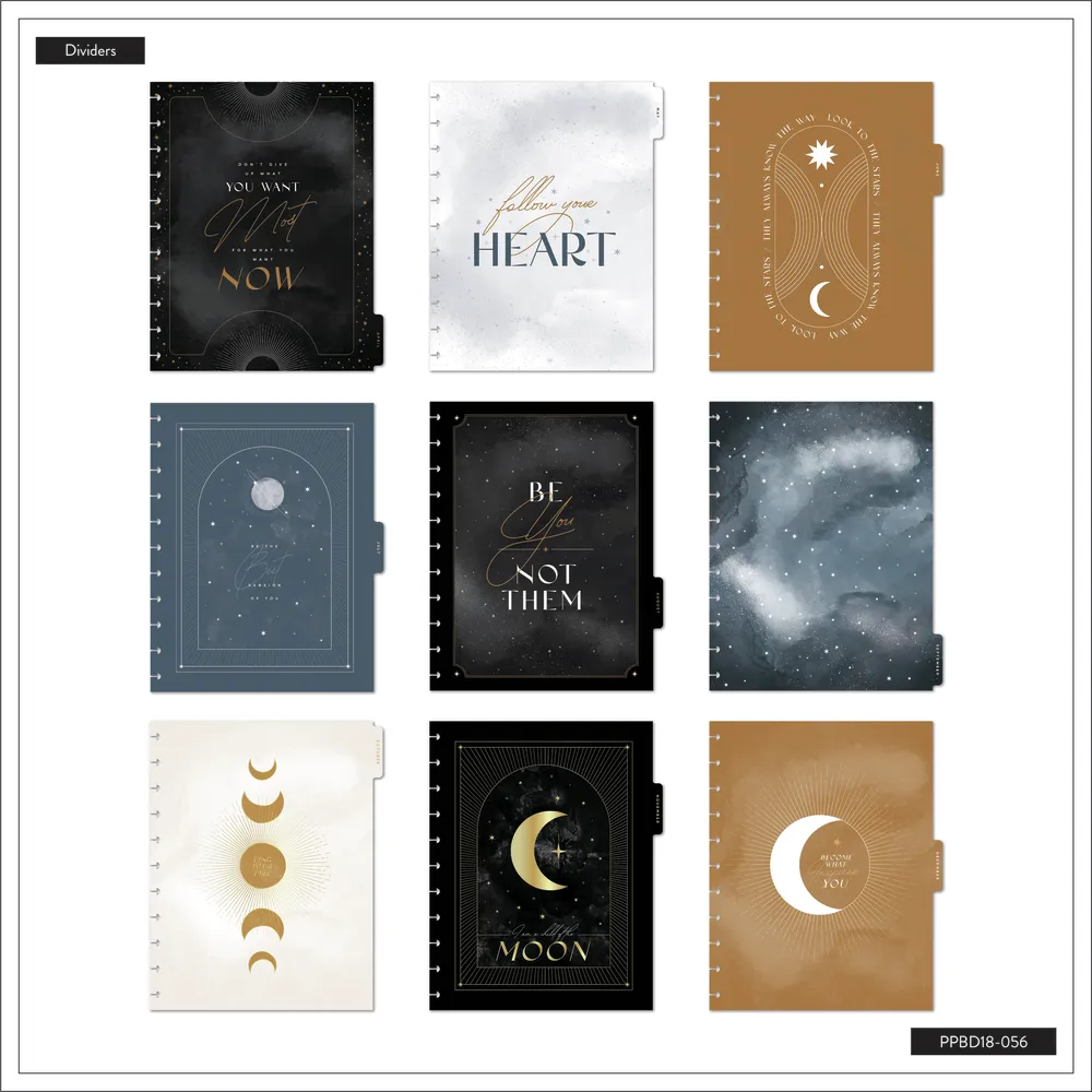 2024 Sophisticated Stargazer Happy Planner - Big Horizontal Layout- 18 Months