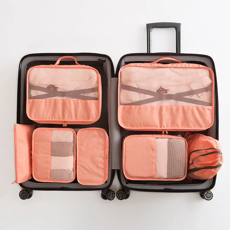 7-Piece Waterproof Travel Tote Bag Set - GlamzLife
