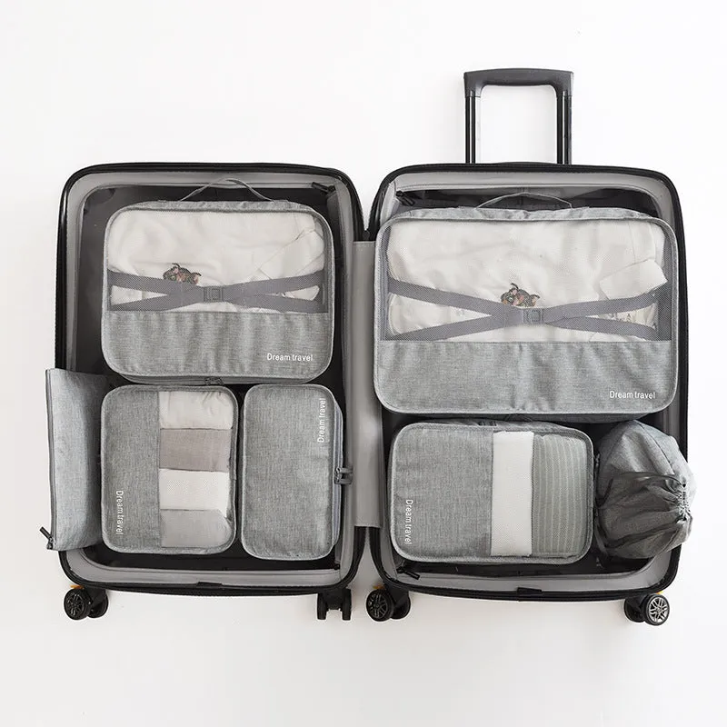 7-Piece Waterproof Travel Tote Bag Set - GlamzLife