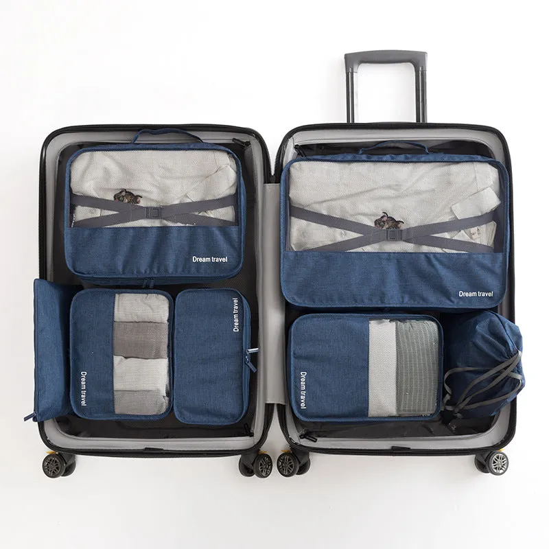 7-Piece Waterproof Travel Tote Bag Set - GlamzLife