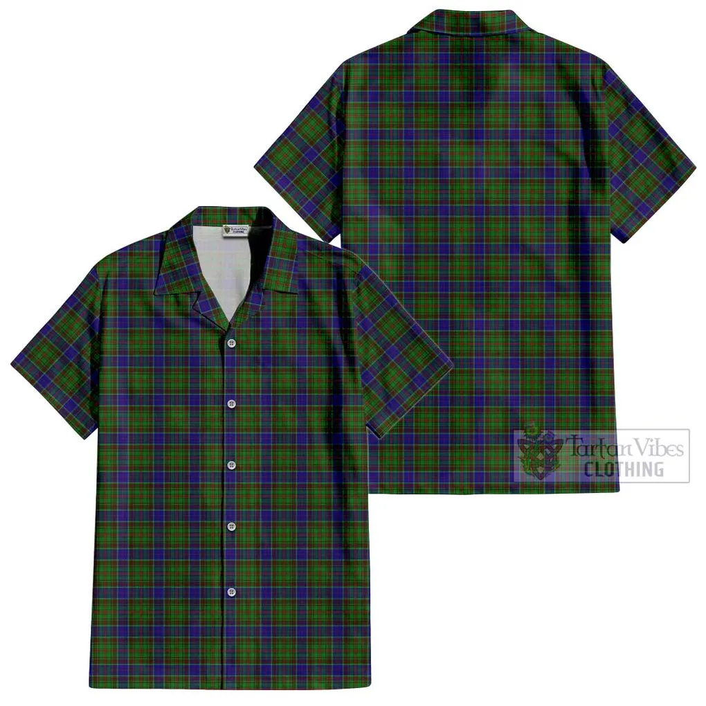 Adam Tartan Cotton Hawaiian Shirt