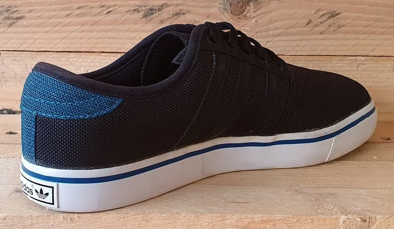 Adidas Seeley Skateboarding Low Trainers UK6/US6.5/EU39 C75711 Black/Blue
