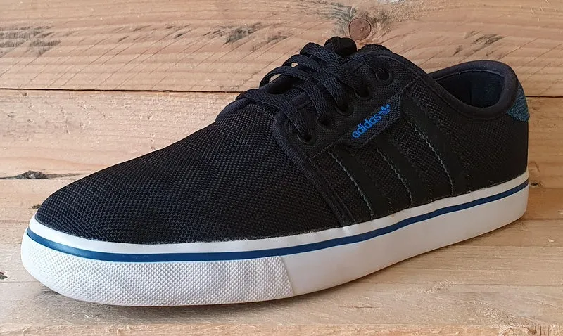 Adidas Seeley Skateboarding Low Trainers UK6/US6.5/EU39 C75711 Black/Blue