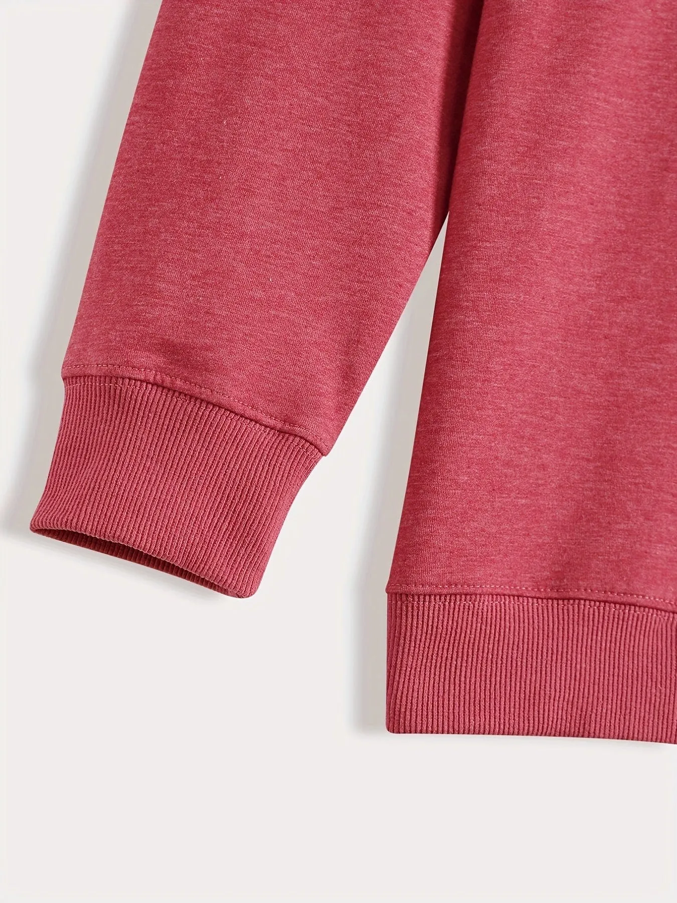 Alphabet Patterned Cozy Crew Neck Sweatshirt