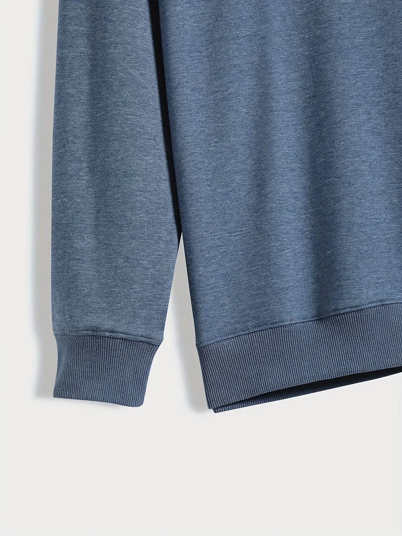 Alphabet Patterned Cozy Crew Neck Sweatshirt