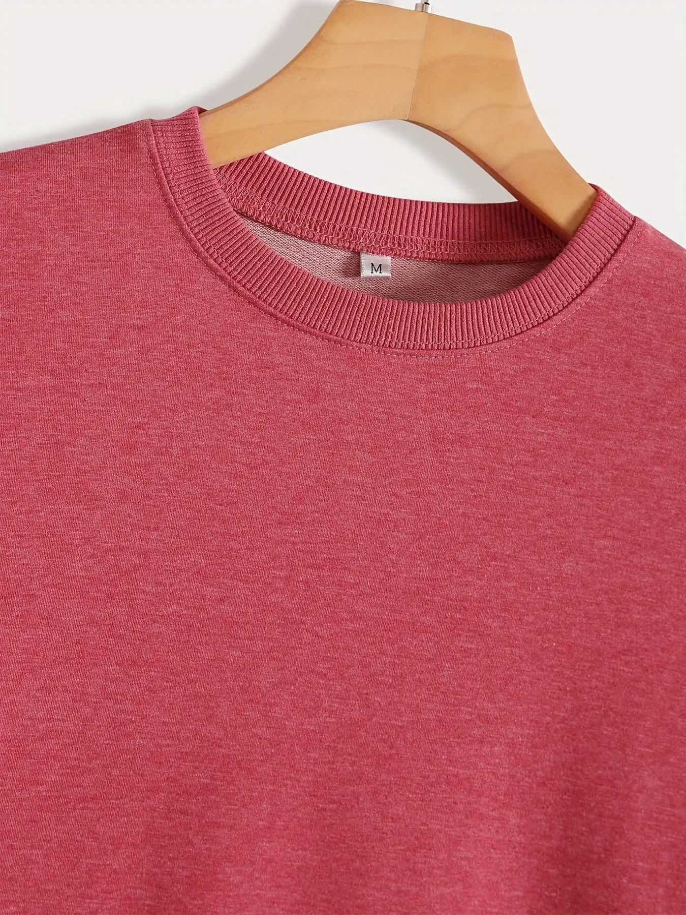 Alphabet Patterned Cozy Crew Neck Sweatshirt