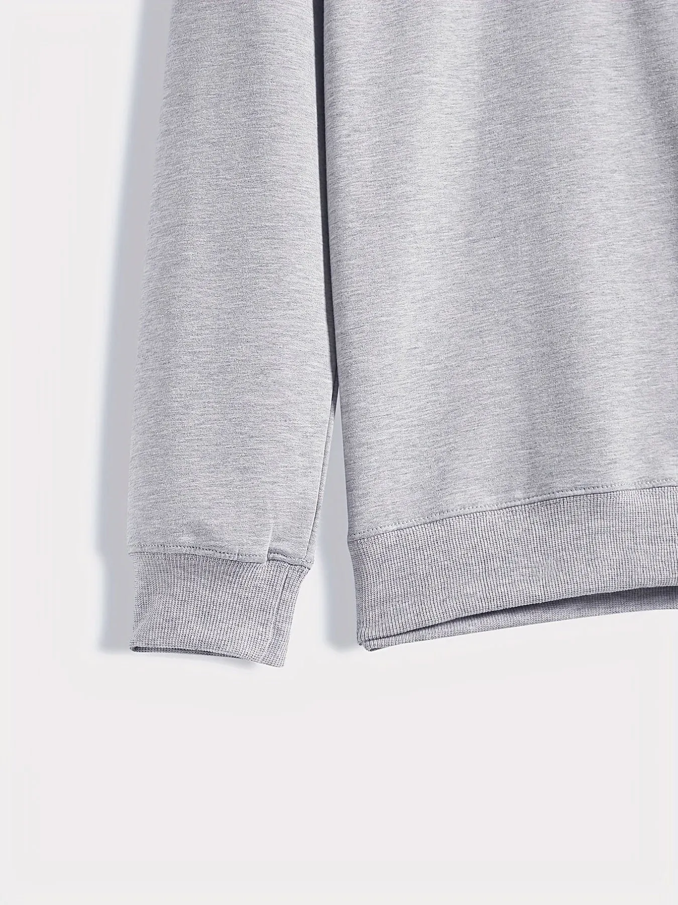 Alphabet Patterned Cozy Crew Neck Sweatshirt