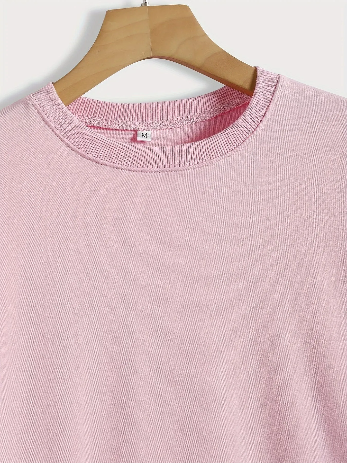 Alphabet Patterned Cozy Crew Neck Sweatshirt