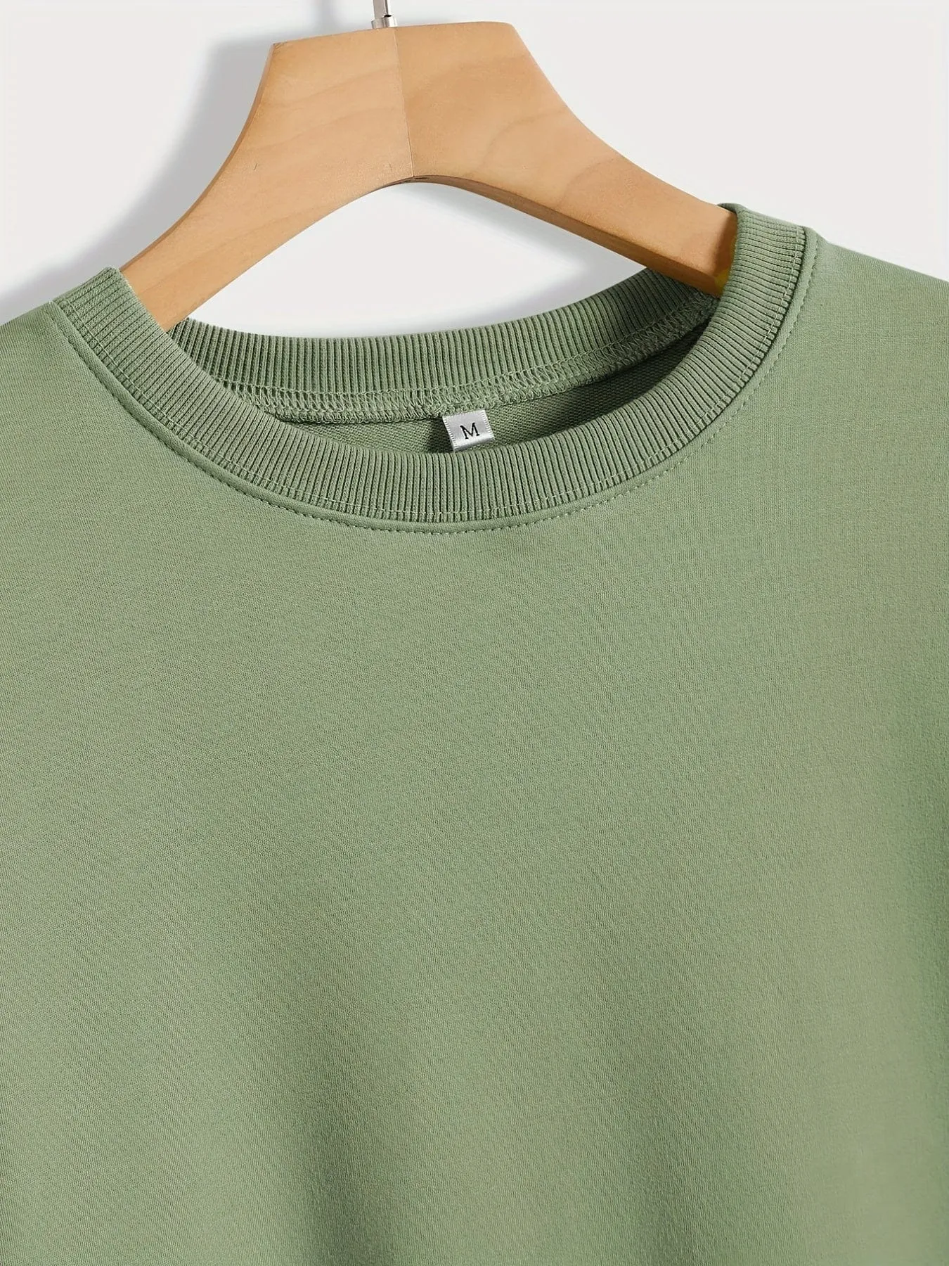 Alphabet Patterned Cozy Crew Neck Sweatshirt