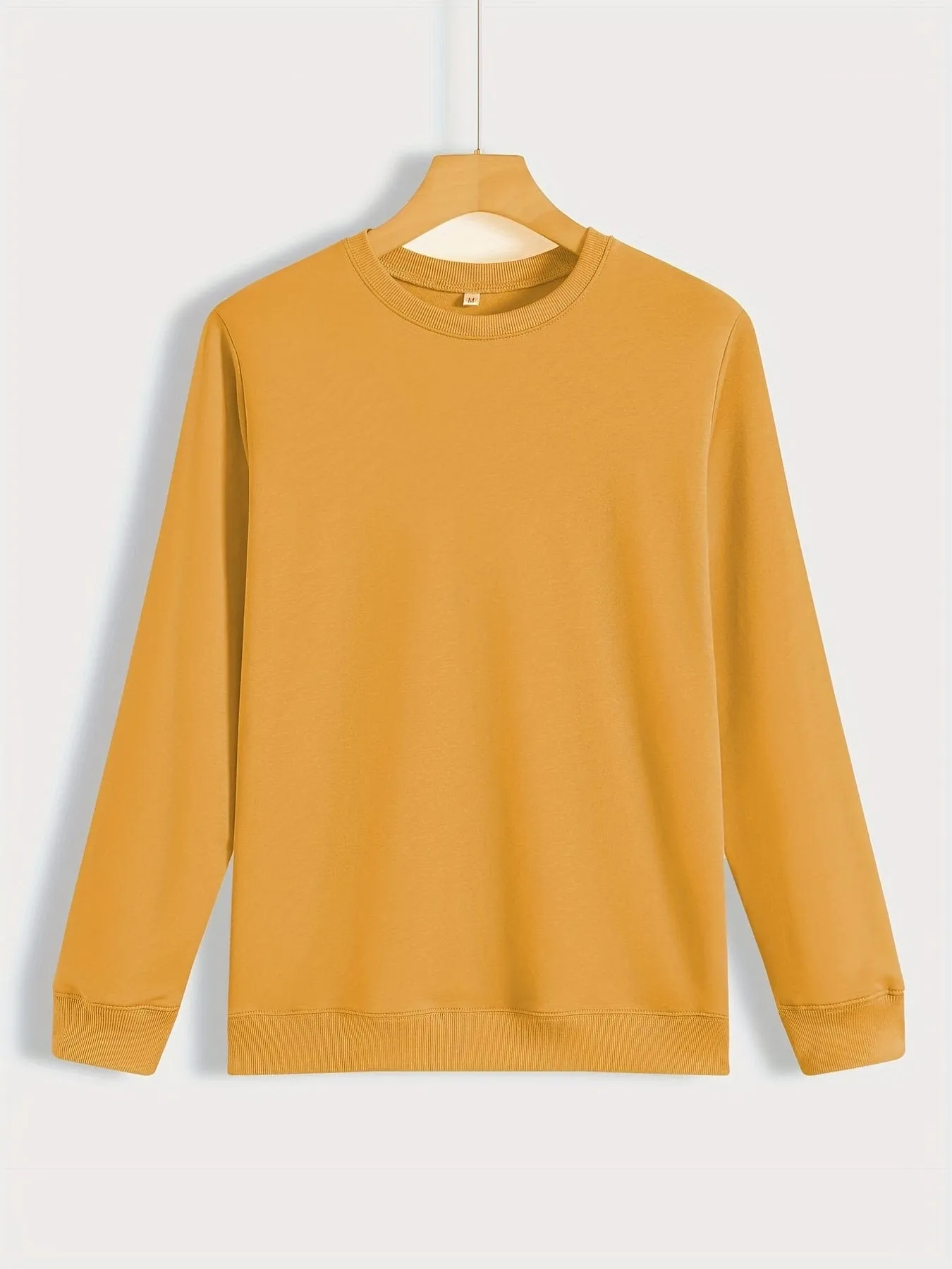 Alphabet Patterned Cozy Crew Neck Sweatshirt