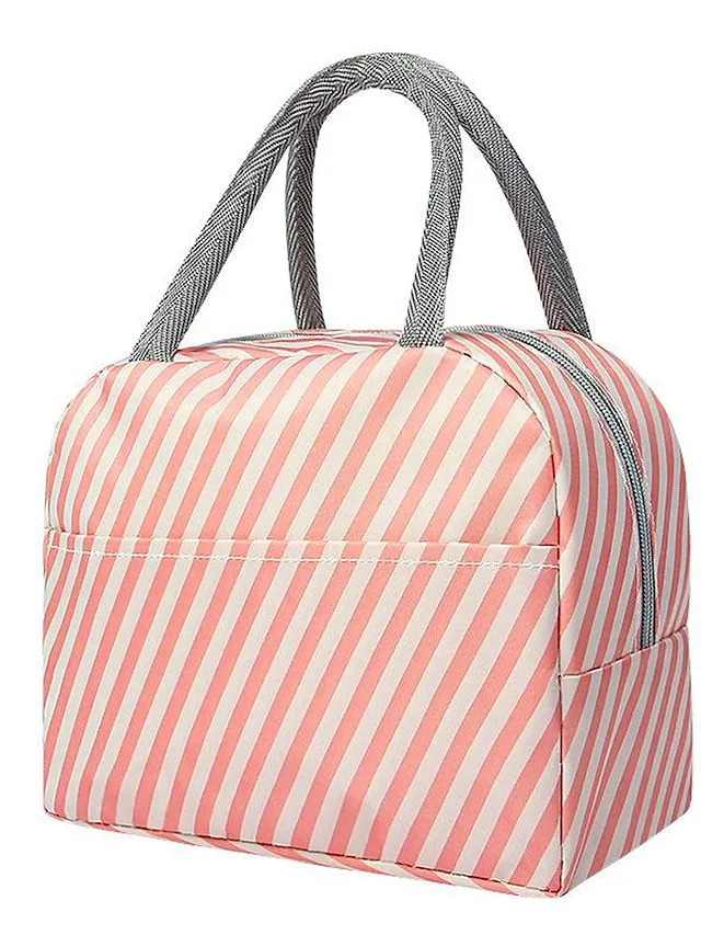 Aluminum Foil Insulated Lunch Bag for Office and Outdoor Use