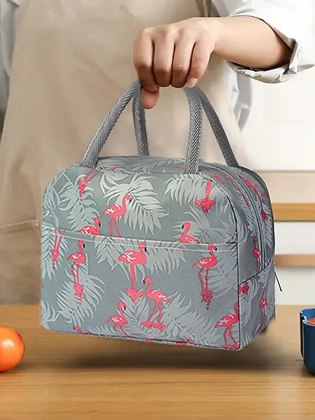 Aluminum Foil Insulated Lunch Bag for Office and Outdoor Use