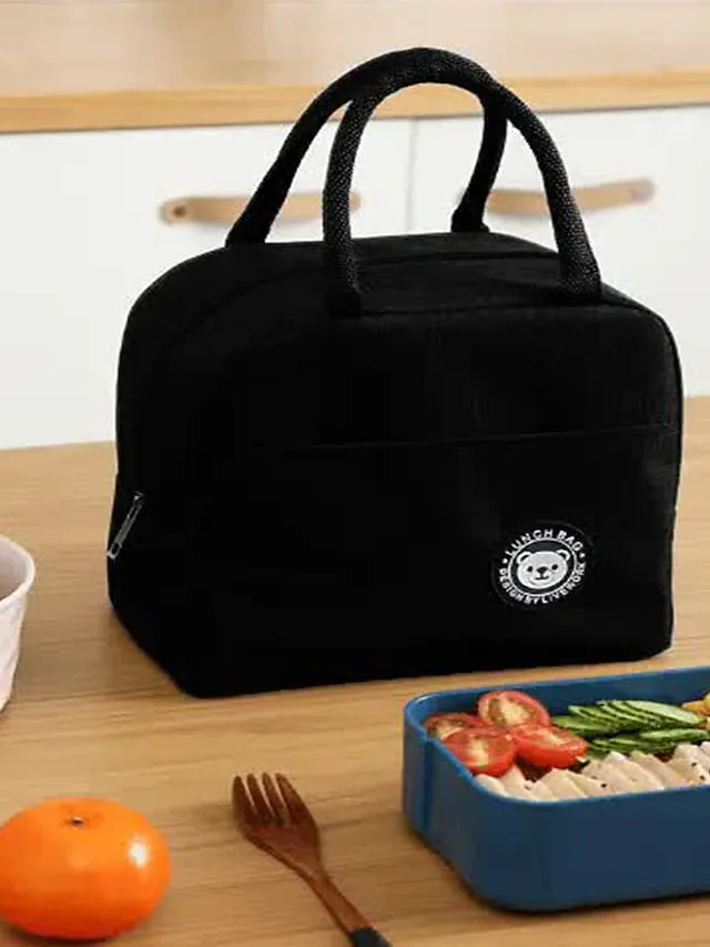 Aluminum Foil Insulated Lunch Bag for Office and Outdoor Use