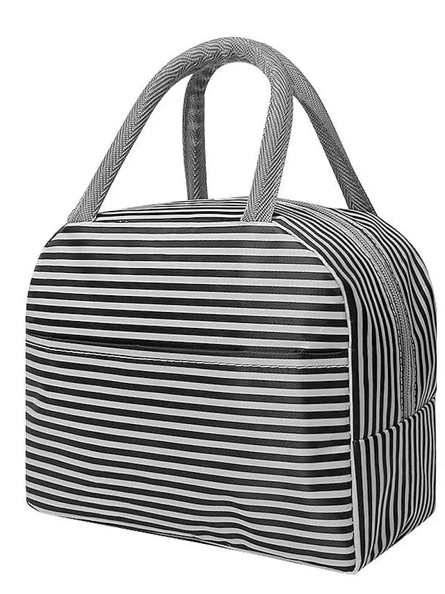 Aluminum Foil Insulated Lunch Bag for Office and Outdoor Use