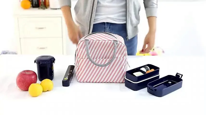 Aluminum Foil Insulated Lunch Bag for Office and Outdoor Use