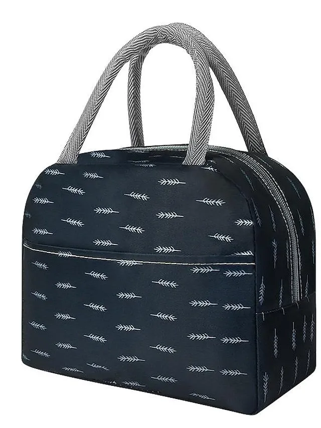 Aluminum Foil Insulated Lunch Bag for Office and Outdoor Use