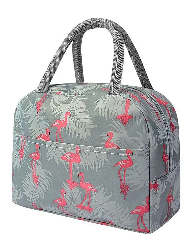 Aluminum Foil Insulated Lunch Bag for Office and Outdoor Use
