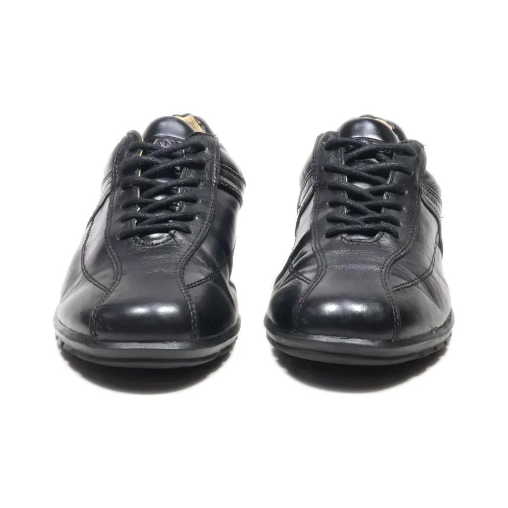 Andre Lace Ups Leather Black Colour For Women
