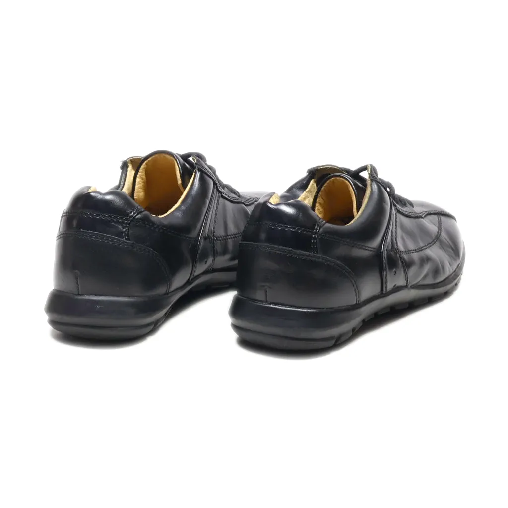 Andre Lace Ups Leather Black Colour For Women