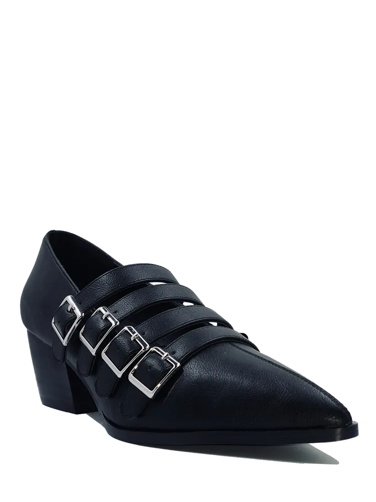 Black Coven 2" Heel Flats