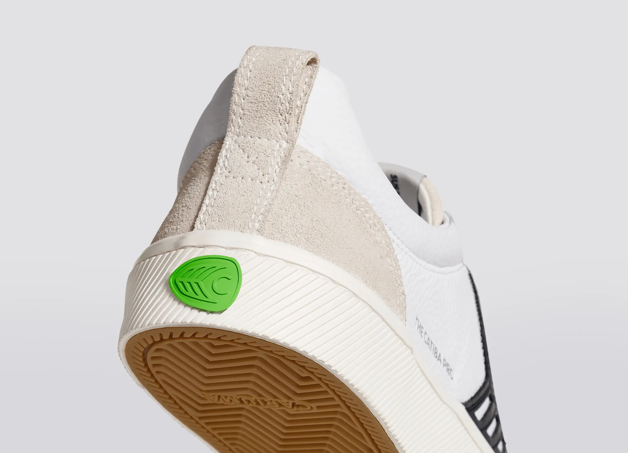 CATIBA PRO Skate White Premium Leather Vintage White Suede Sneaker Women