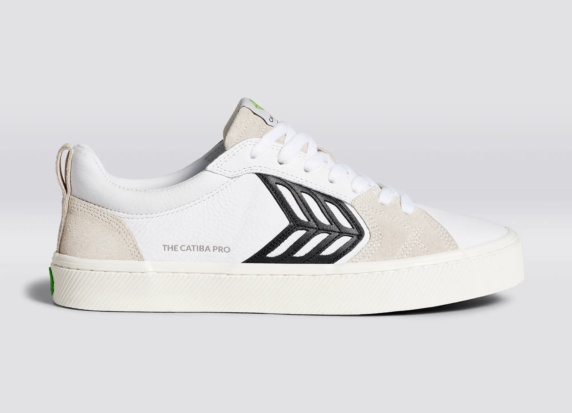 CATIBA PRO Skate White Premium Leather Vintage White Suede Sneaker Women