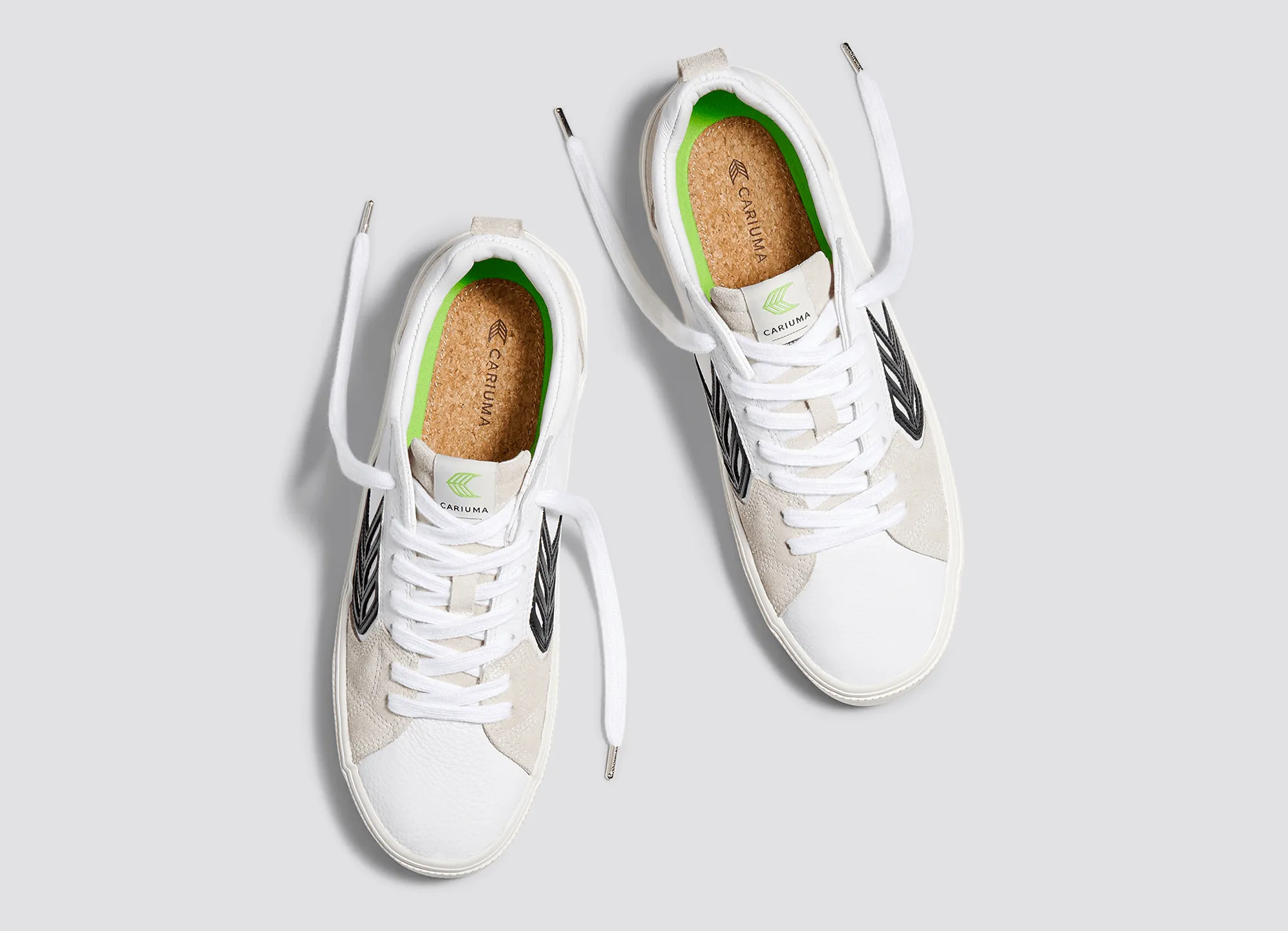 CATIBA PRO Skate White Premium Leather Vintage White Suede Sneaker Women