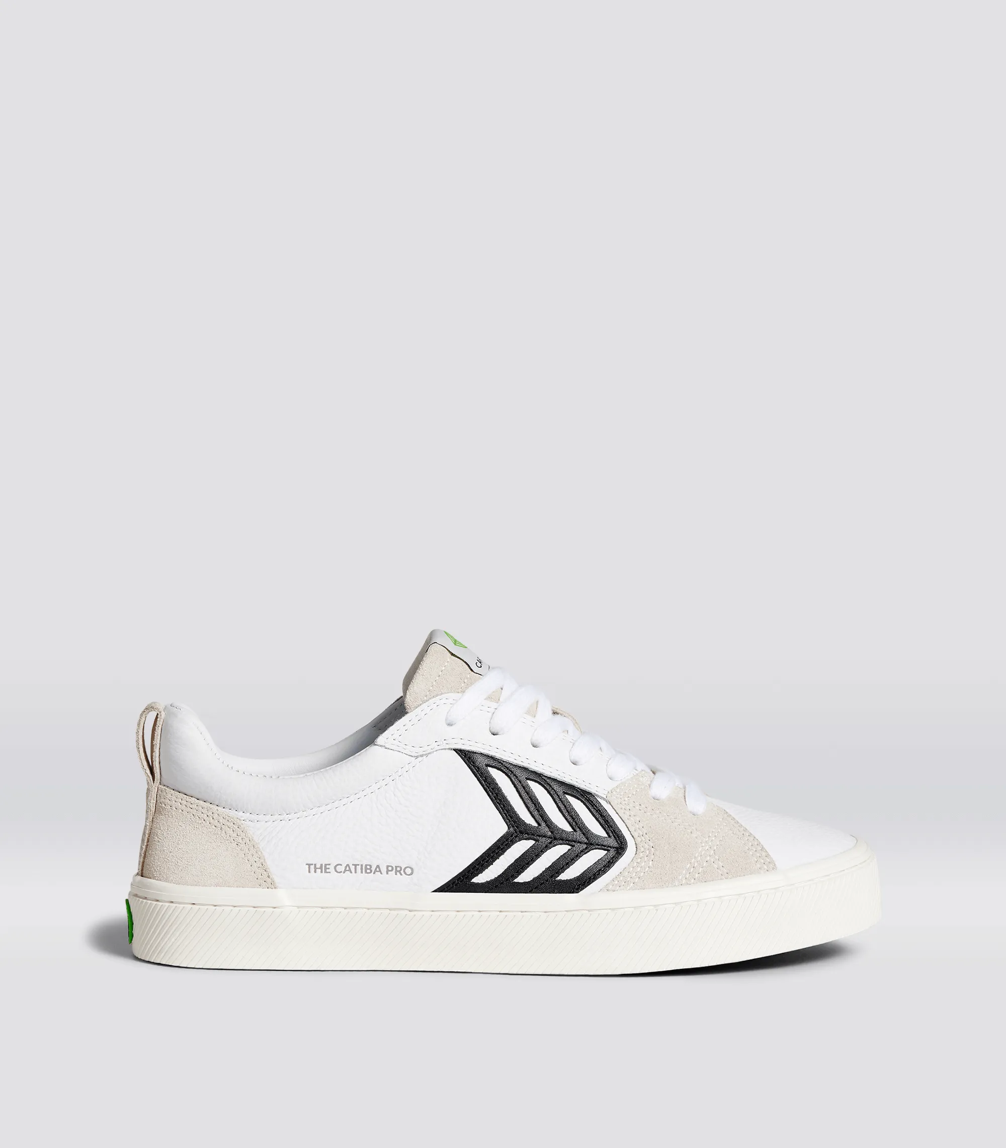 CATIBA PRO Skate White Premium Leather Vintage White Suede Sneaker Women