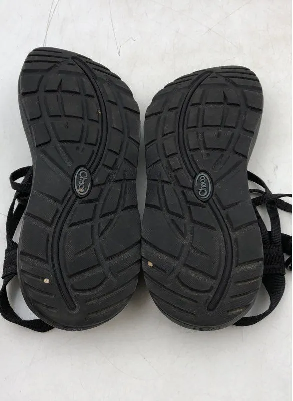 Chaco Women's Black Adjustable Strap Hiking Sandals - Size 8