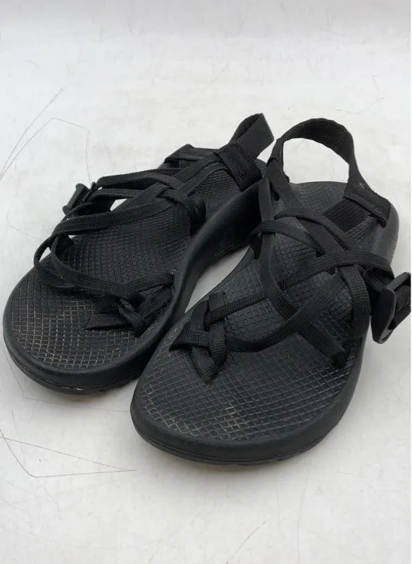 Chaco Women's Black Adjustable Strap Hiking Sandals - Size 8