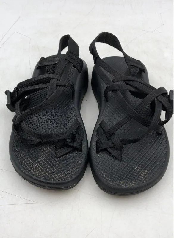 Chaco Women's Black Adjustable Strap Hiking Sandals - Size 8