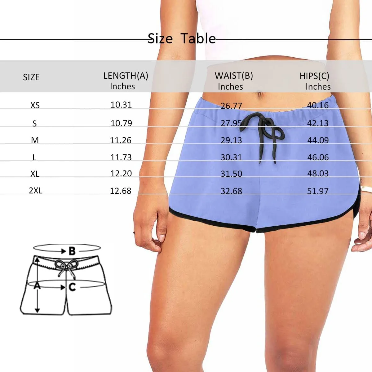 Custom Husband Face Black Background Beach Board Shorts Swim Trunks Funny Personalized Women's Casual Yoga Shorts