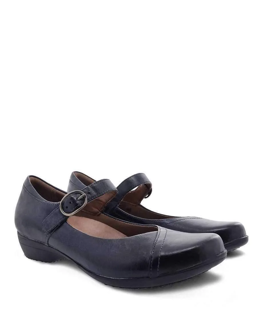 Dansko Women's Fawna Mary Janes- Navy