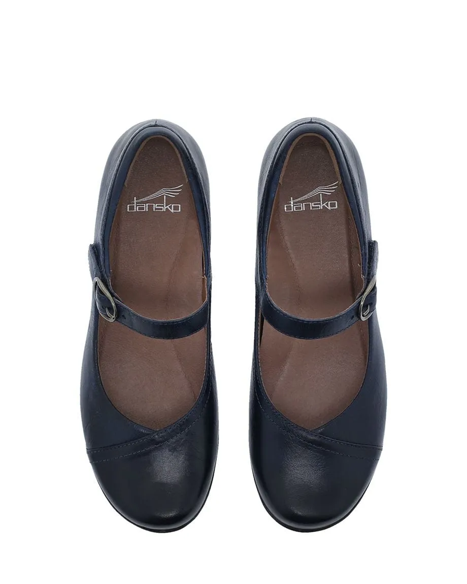 Dansko Women's Fawna Mary Janes- Navy