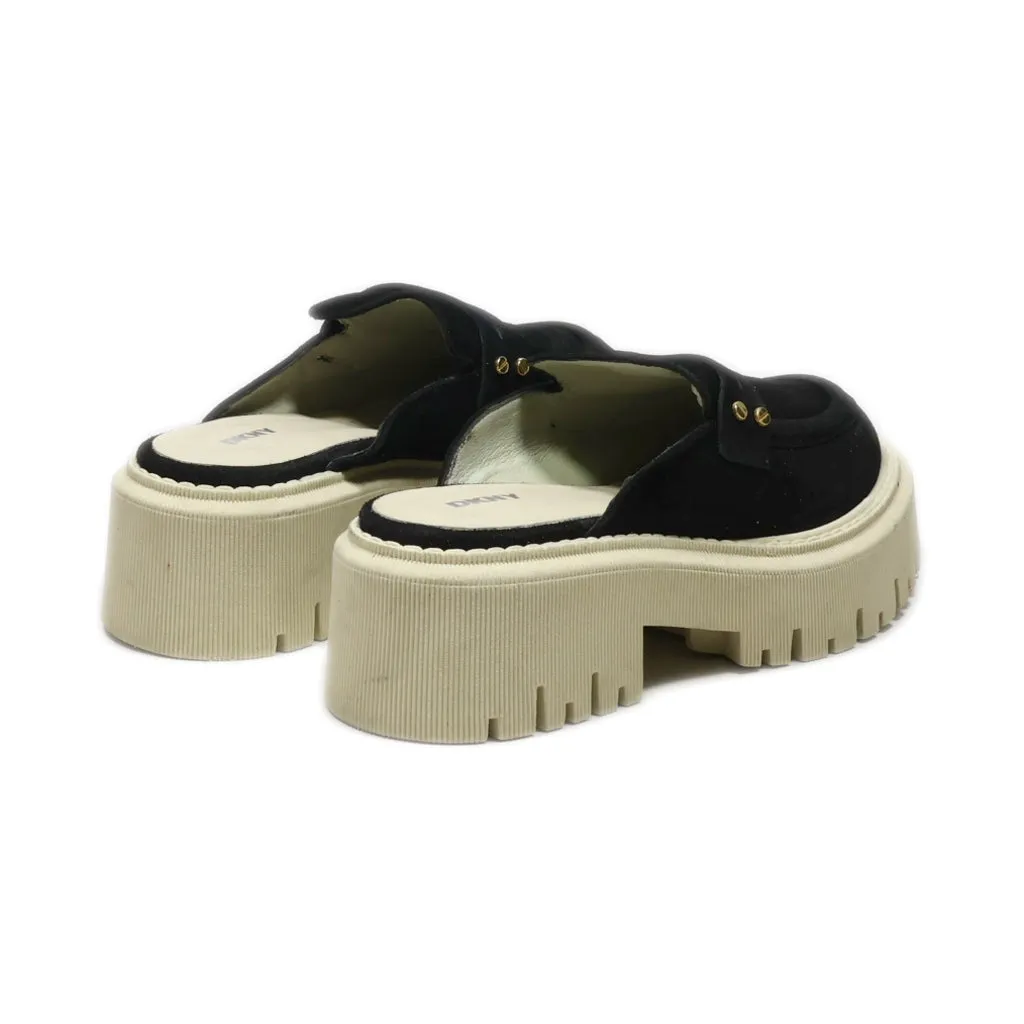 Dkny Mules Suede Black Colour For Women