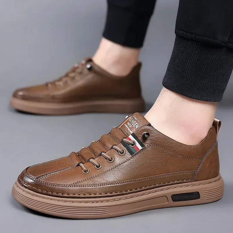 Evan™ - Luxe Leather Board Shoe