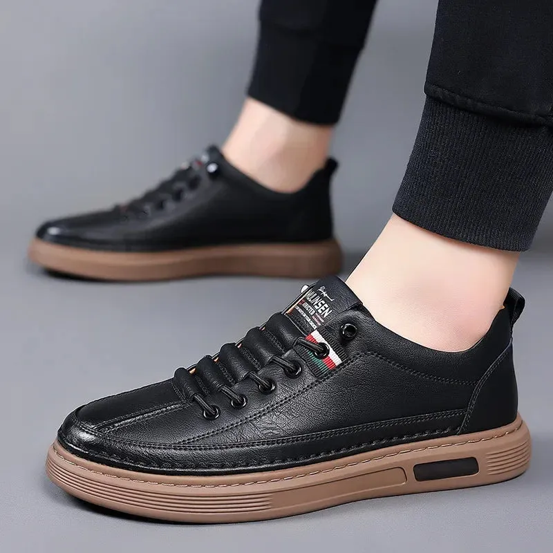 Evan™ - Luxe Leather Board Shoe
