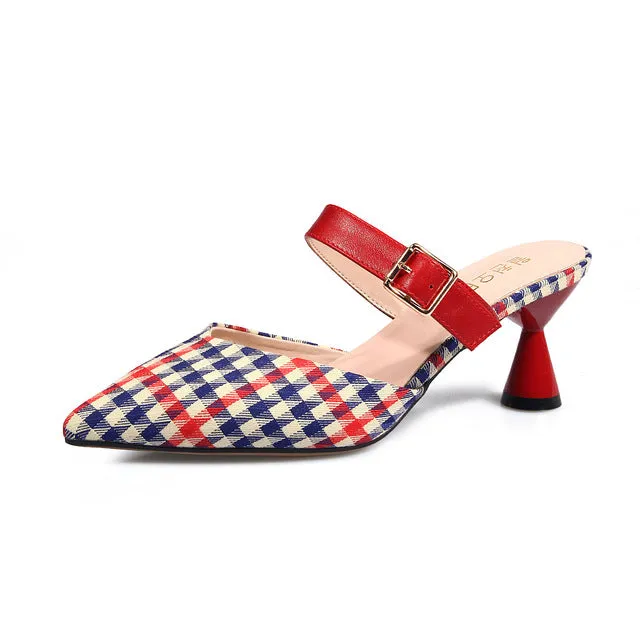 Fashionable Comfortable Women's Slip-on Pumps For Office
