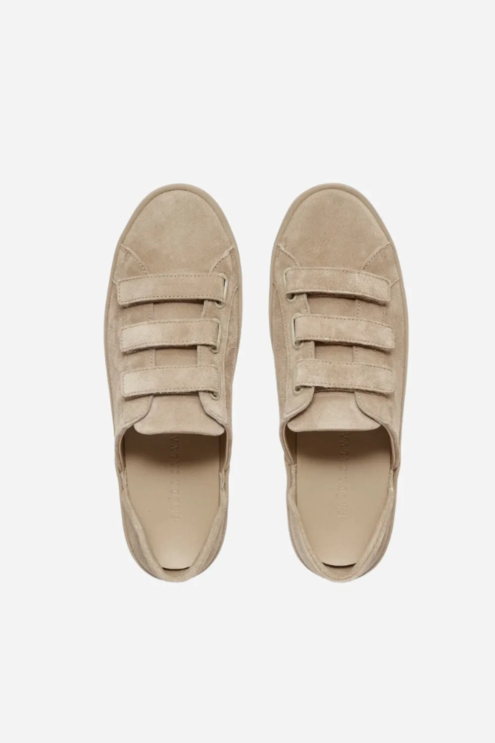 Freda Salvador Libby Strap D'orsay Sneakers in Stucco Suede