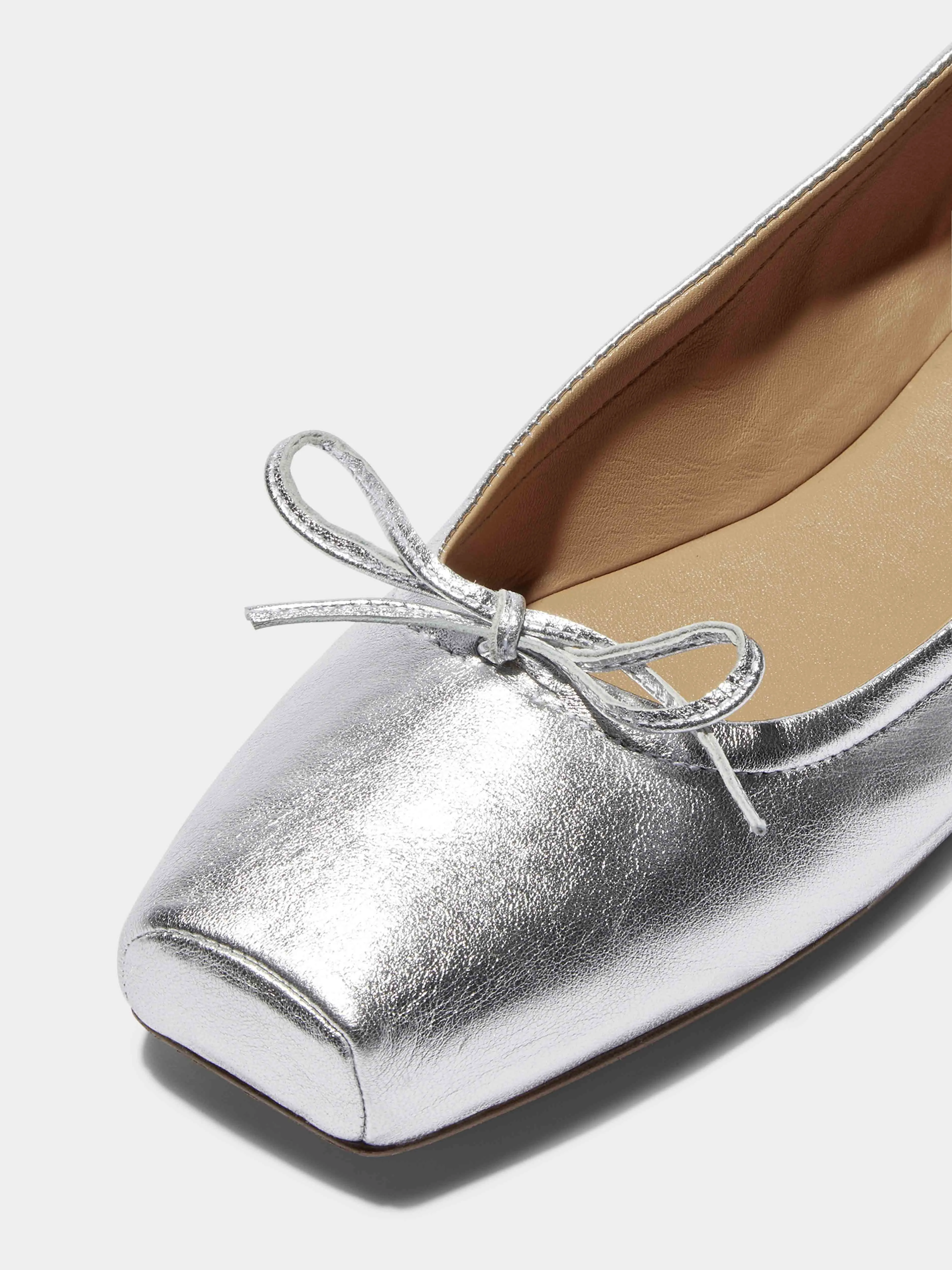 Gabriella Leather Ballet Flats