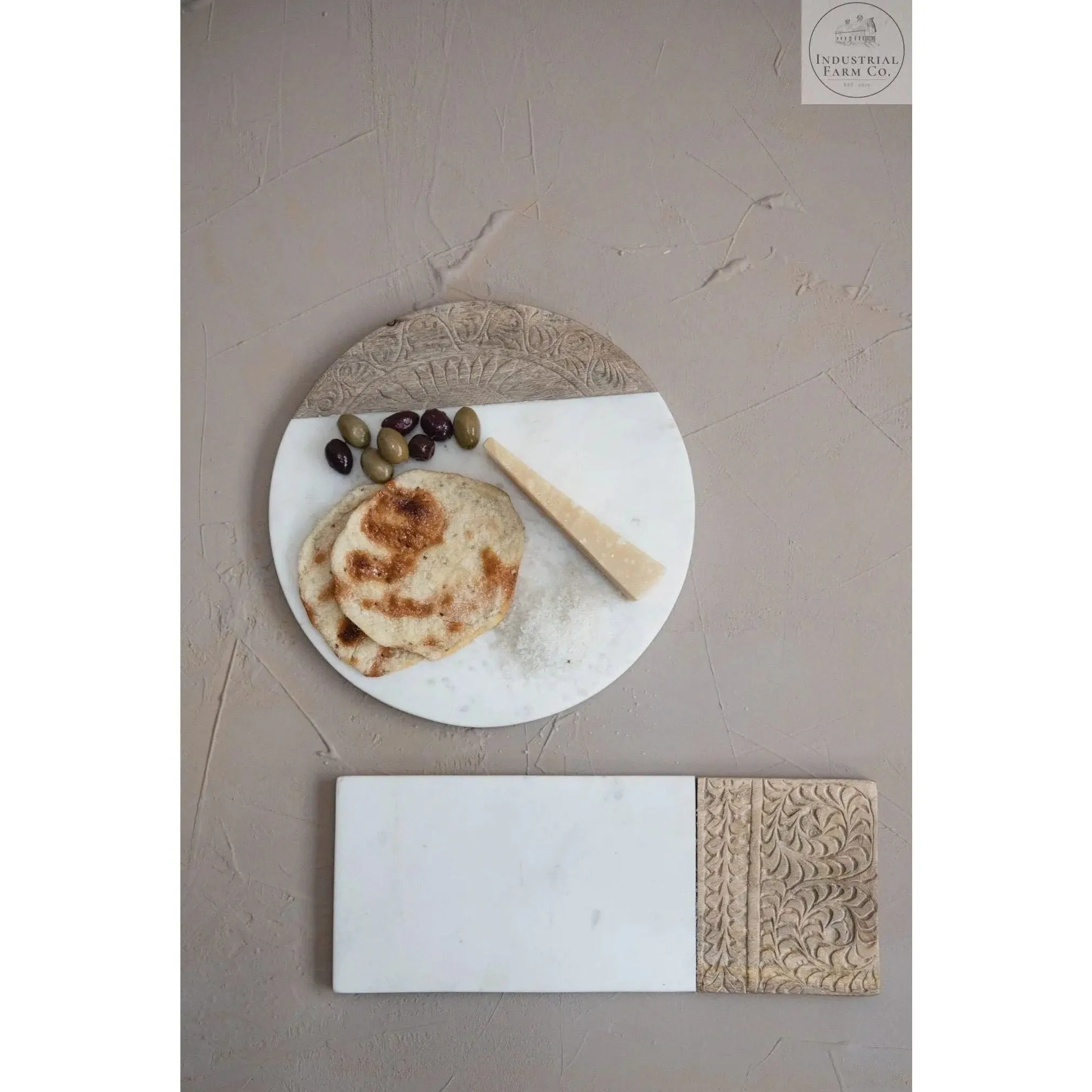 Hand Carved Charcuterie Serving Board