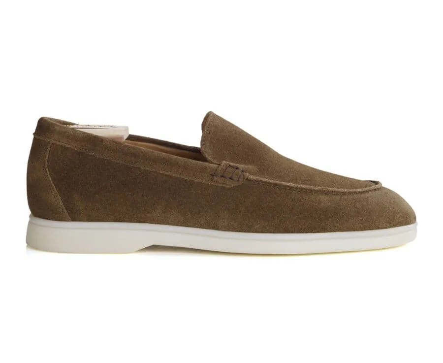 Hazelnut Suede Men&#039;s loafers - MANASOTA II