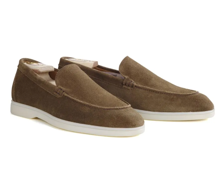 Hazelnut Suede Men&#039;s loafers - MANASOTA II