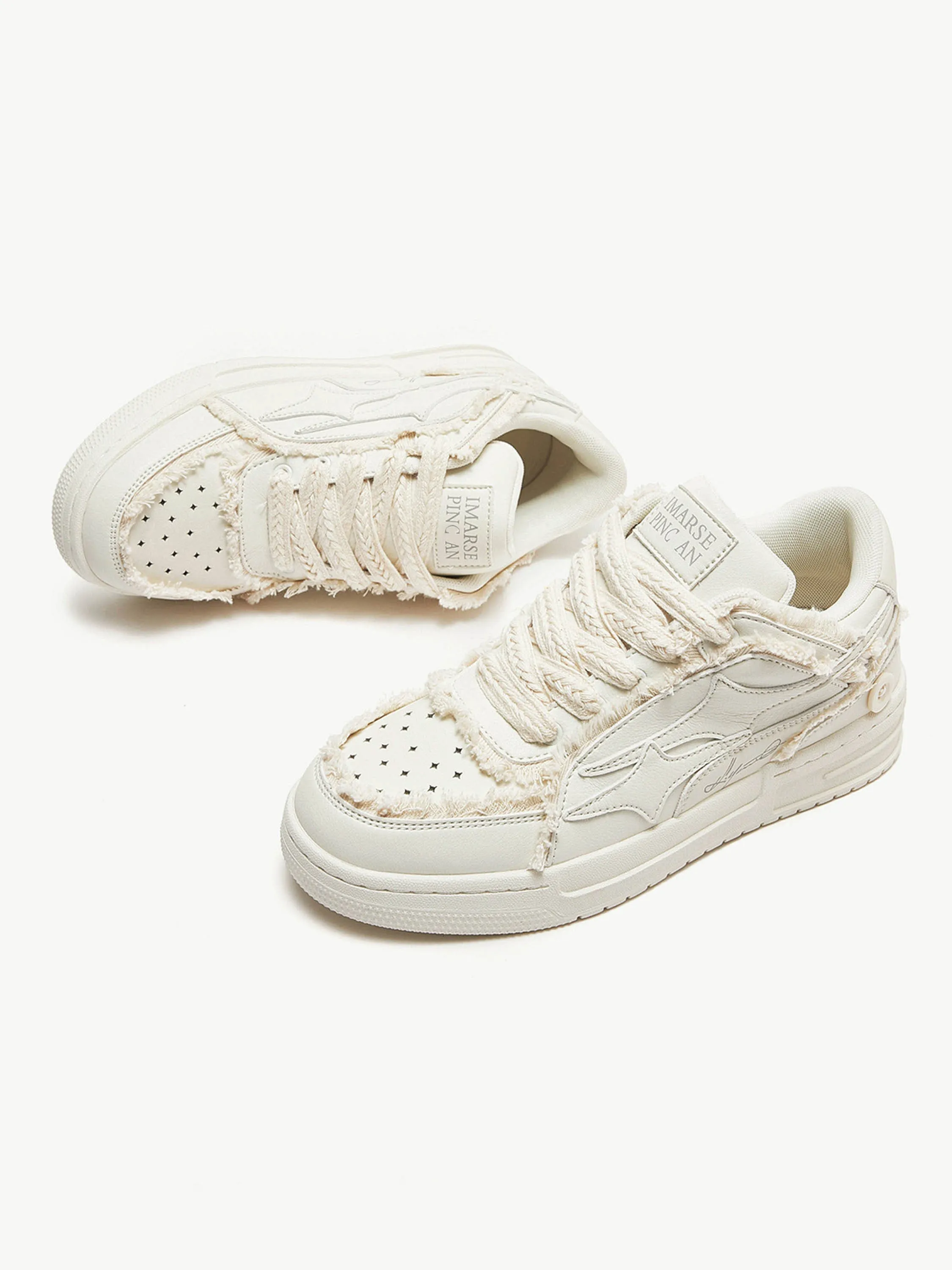 Kicksteria - Casual White Board Shoes