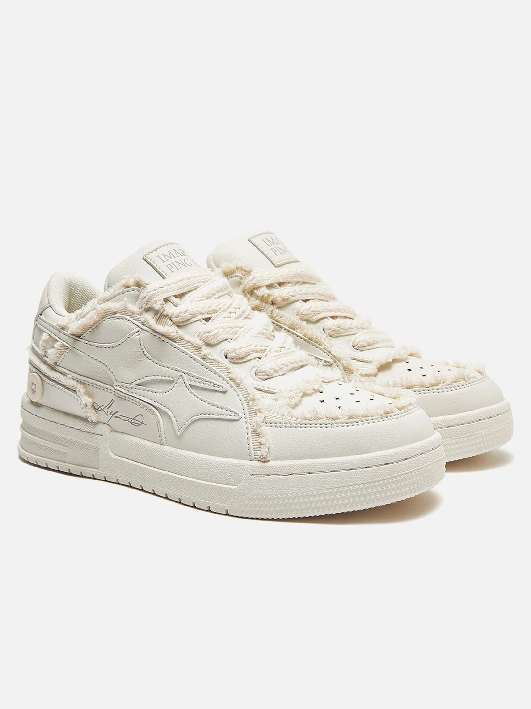 Kicksteria - Casual White Board Shoes
