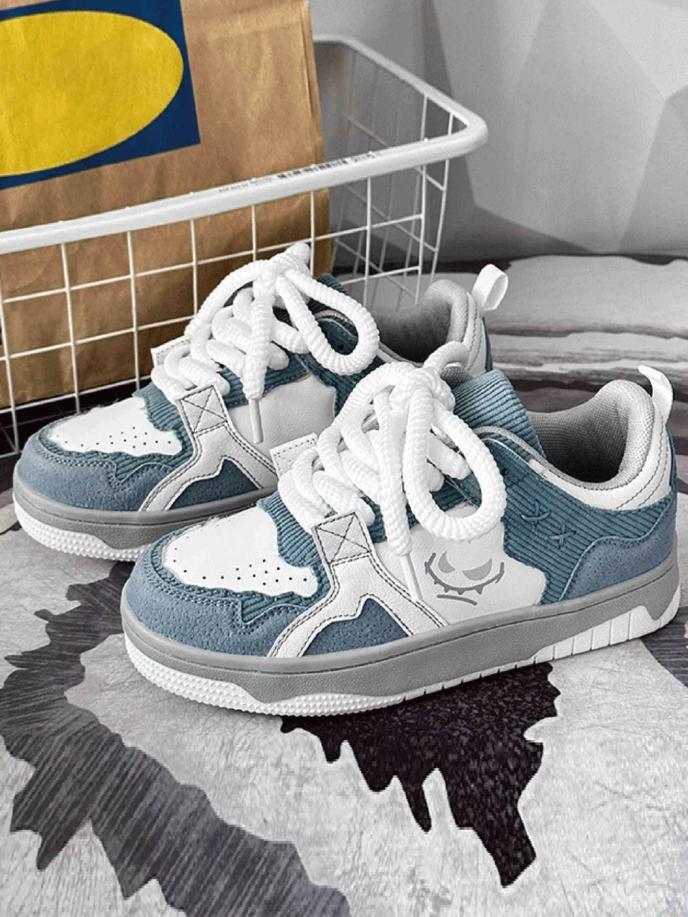 Kicksteria - High Street Breathable Thick Bottom Board Shoes
