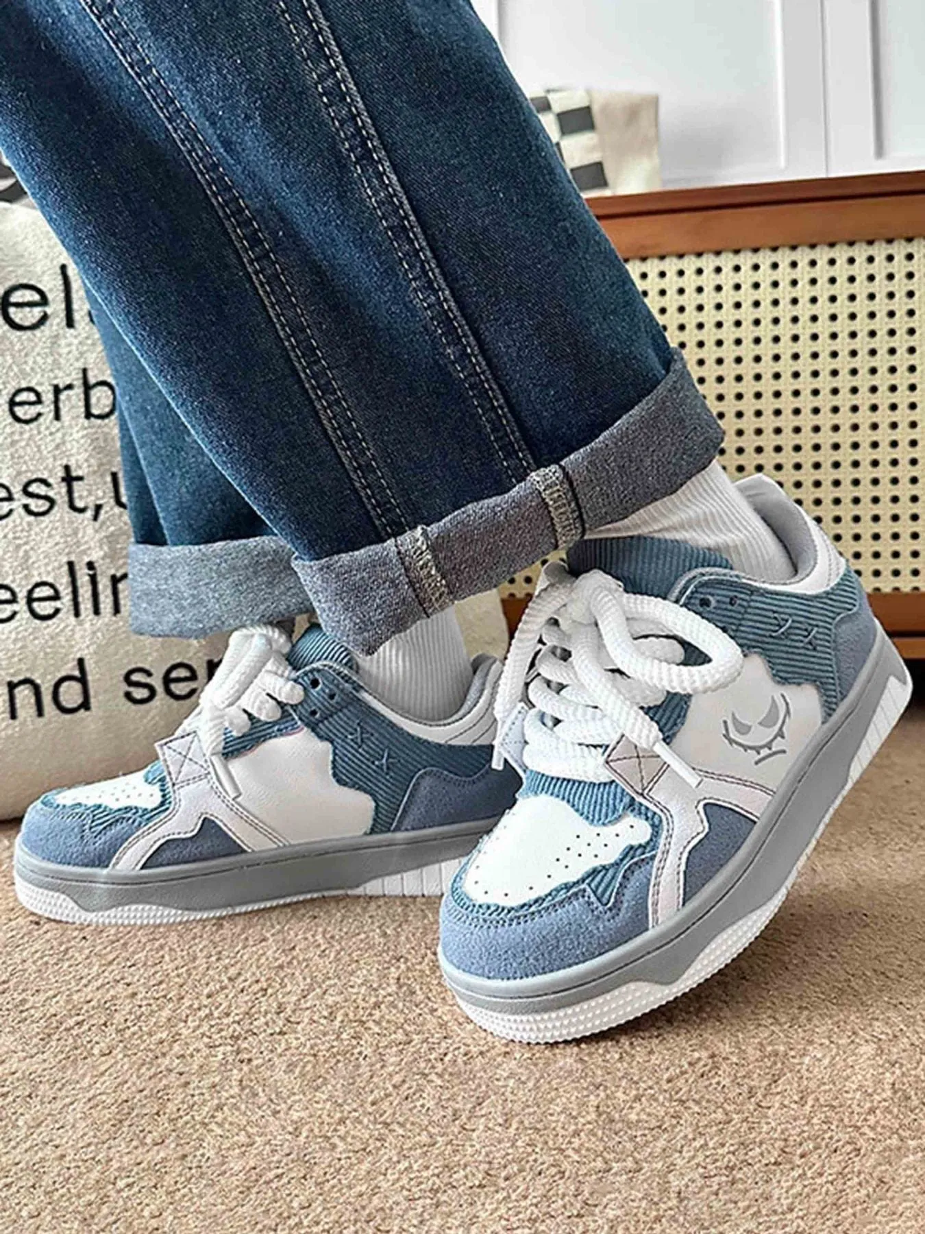 Kicksteria - High Street Breathable Thick Bottom Board Shoes