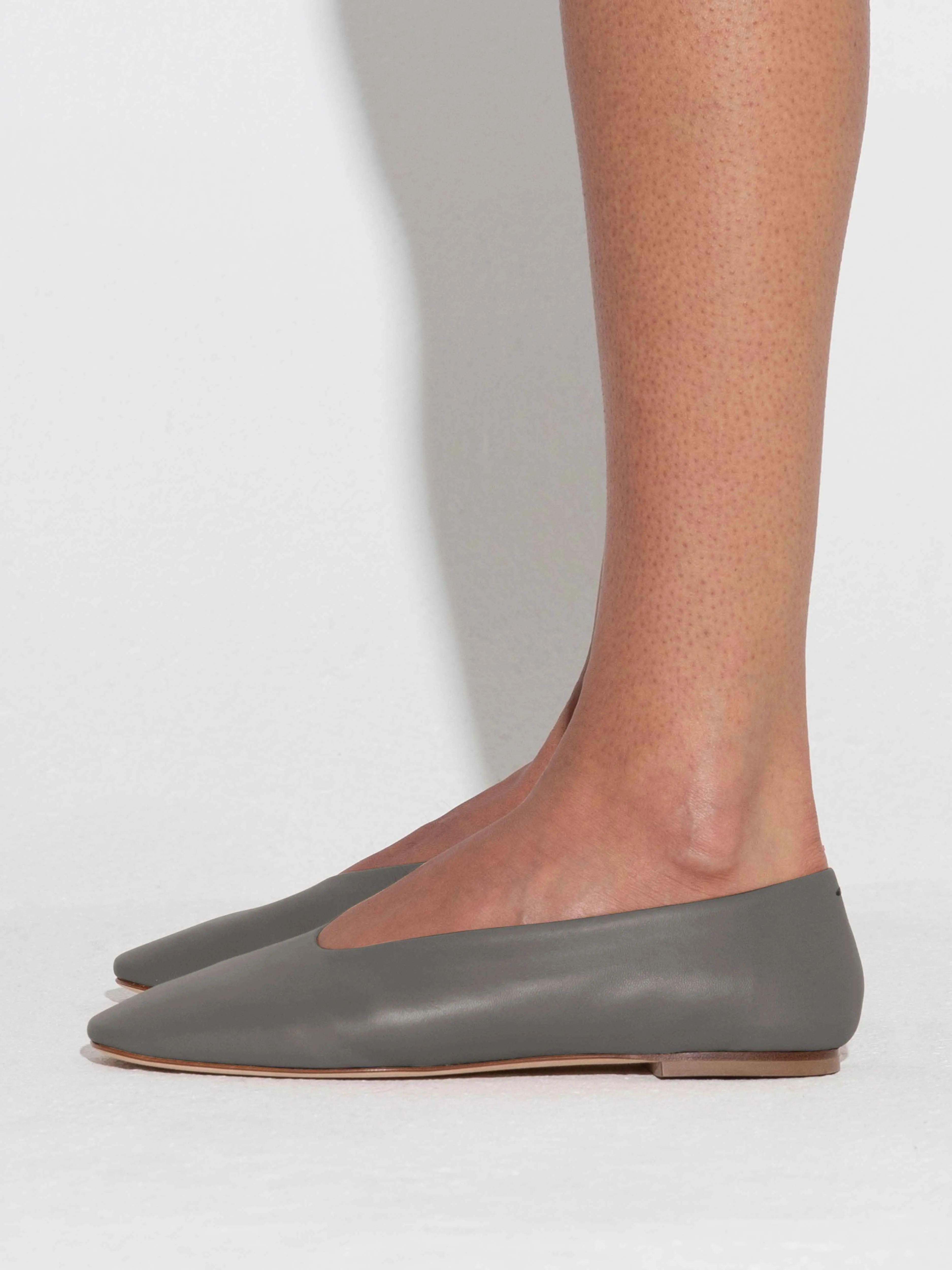 Kirsten Leather Ballet Flats
