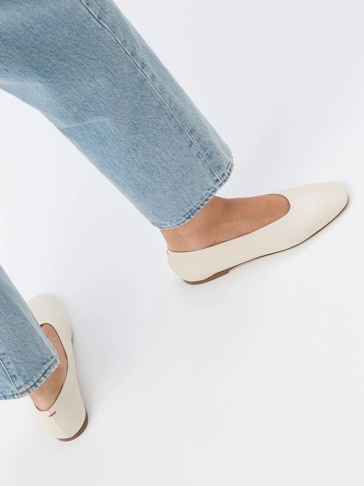 Kirsten Leather Ballet Flats